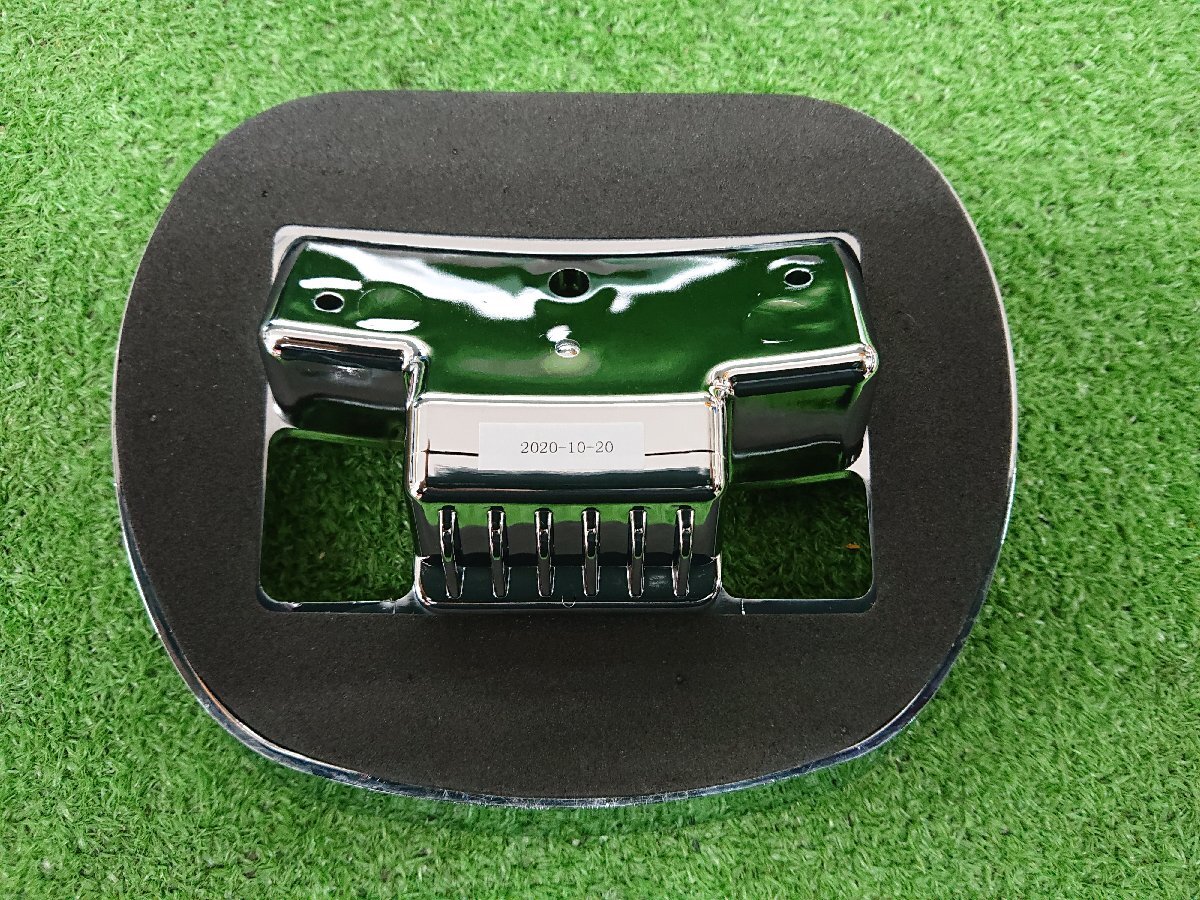 ★中古品★カスタム ダイナミクス テールライトベースプレート メッキ 2010-1275【他商品と同梱歓迎】拍卖