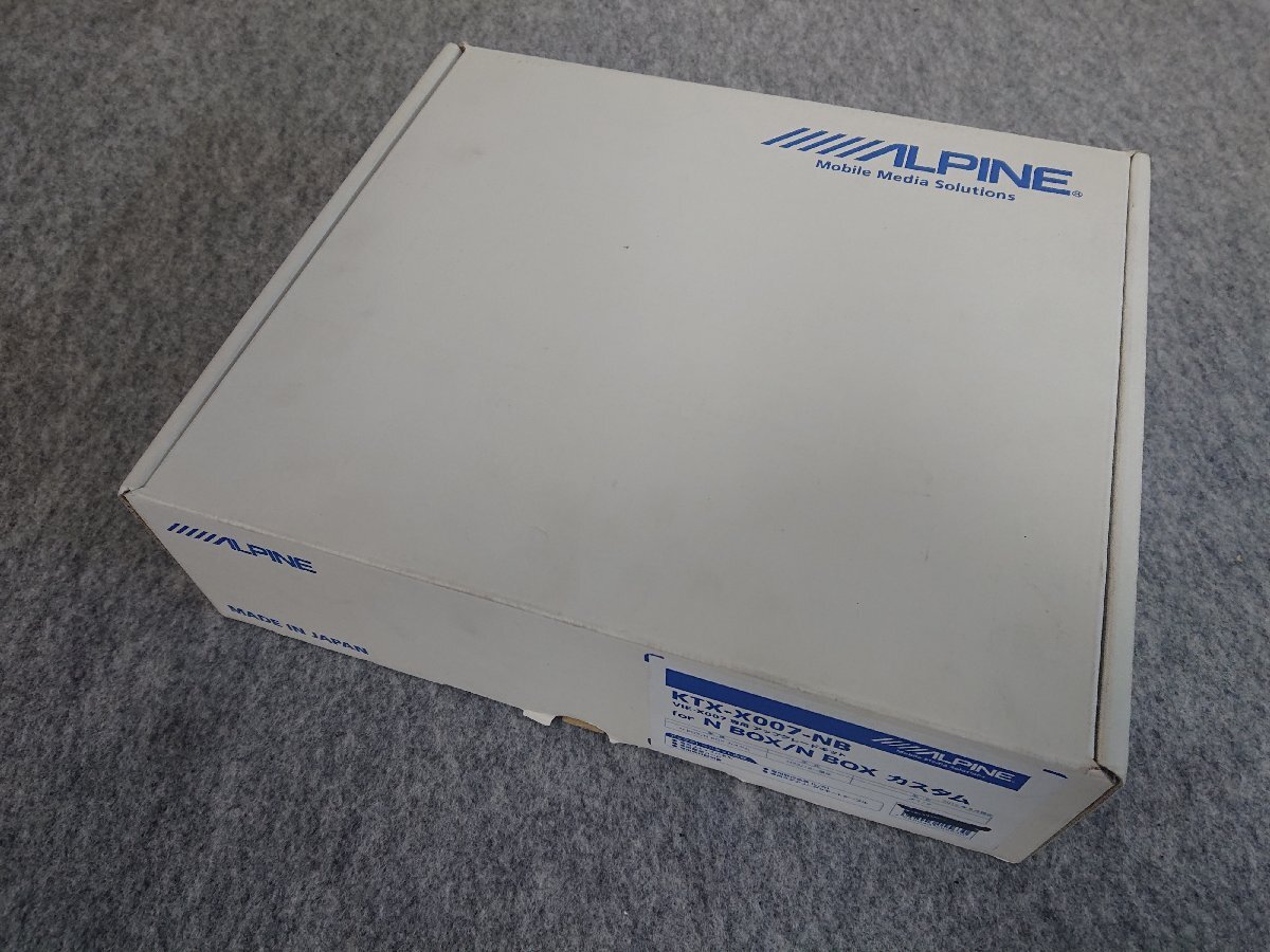 ★未使用品★アルパイン(ALPINE) N-BOX/カスタム専用 X007アップグレードキット KTX-X007-NB【他商品と同梱歓迎】拍卖