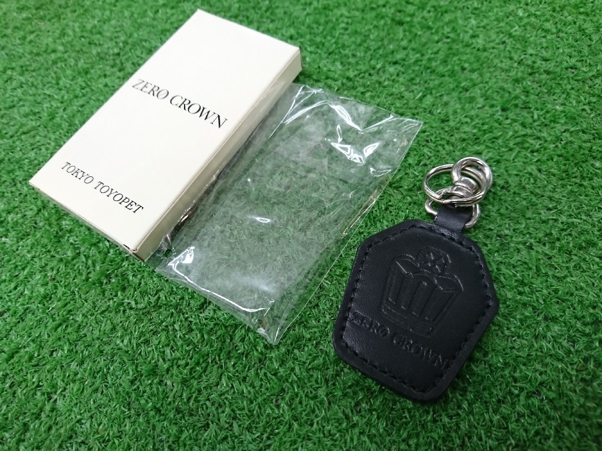 ★未使用品★TOYOTA ZERO CROWN トヨタ ゼロクラウン キーホルダー ブラック 【他商品と同梱歓迎】拍卖