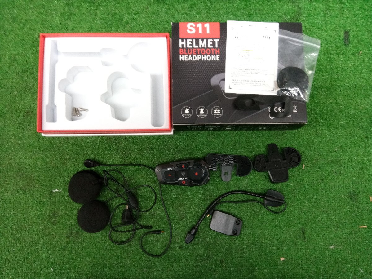 ★中古品★バイク インカム OMMQ S11 Bluetooth5.2【他商品と同梱歓迎】拍卖