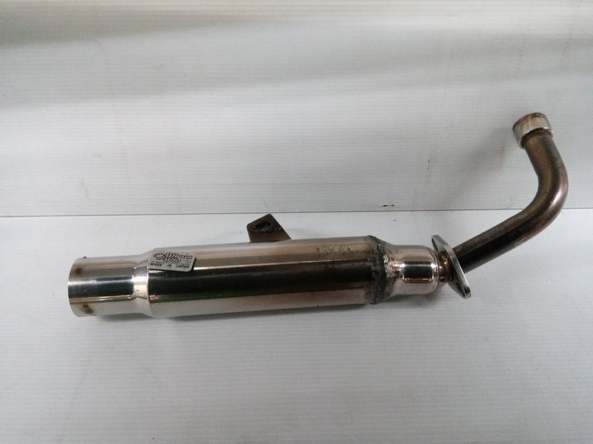 ★中古品★マフラー 原付にて使用 汎用マフラー 50cc バッフル付き 加工済みマフラー【他商品と同梱歓迎】拍卖