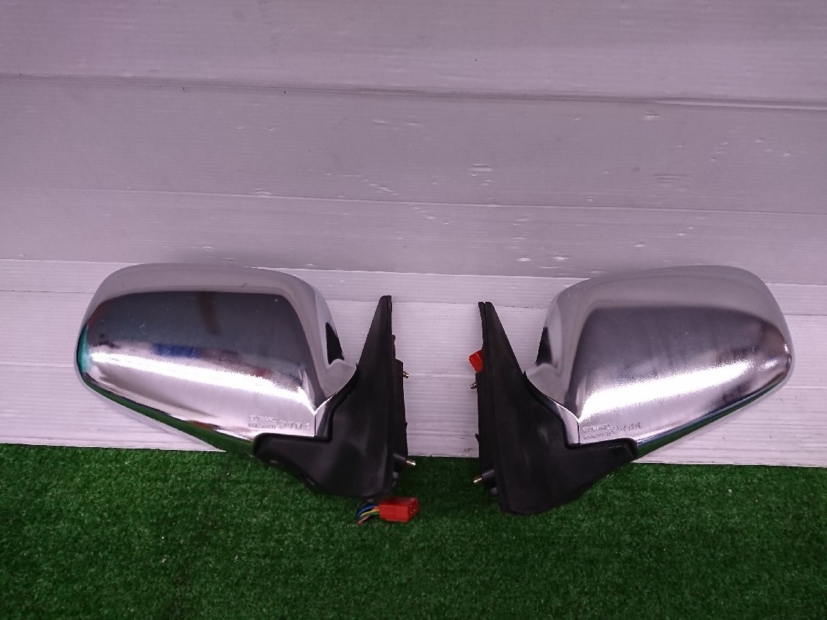★中古品★SUBARU プレオ ネスタ RA1/RA2  メッキ ドアミラー左右セット ICHIKOH 8279【他商品と同梱歓迎】拍卖