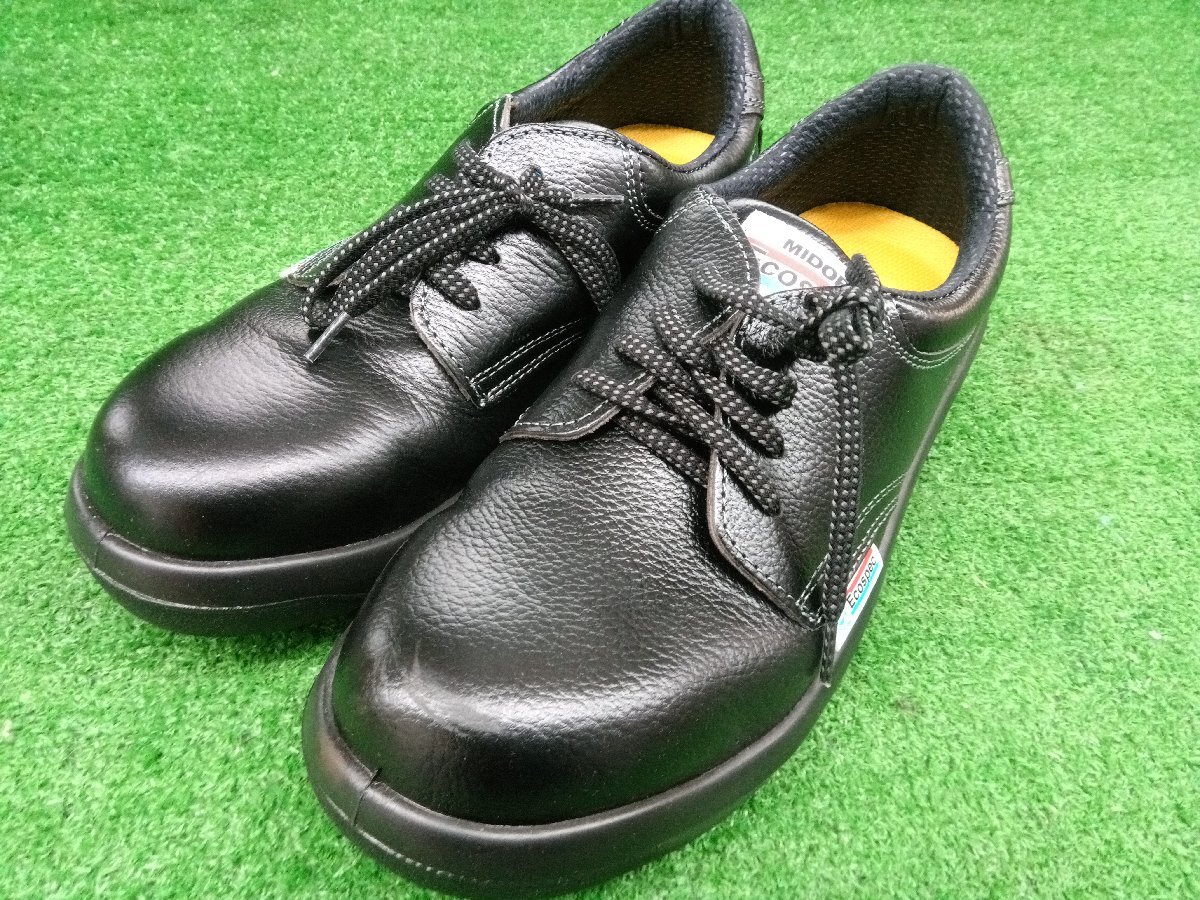 ★未使用品★MIDORI ミドリ ECOSPEC 静電気帯電防止靴 安全靴 25EEEサイズ T8103【他商品と同梱歓迎】拍卖