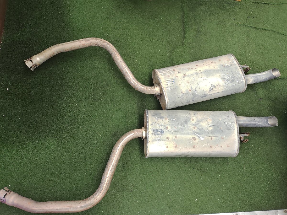★中古品★TOYOTA トヨタ 20系 UCF20 UCF21 セルシオ 純正 リア マフラー リア ピース 左右 FUTABA 25004/15008【他商品と同梱歓迎】拍卖