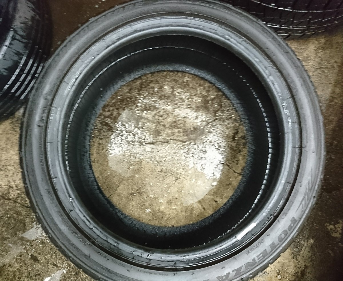 ★中古品★ BRIDGESTONE POTENZA S001 225/45R17 91W 2020年製 ラジアルタイヤ 1本のみ【他商品と同梱歓迎】拍卖