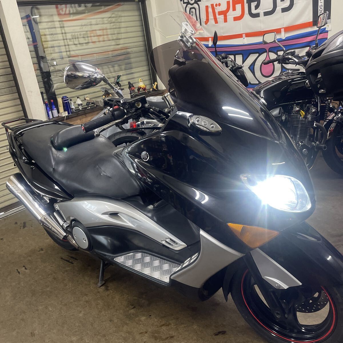 美車★ETC★車検あり★スパトラマフラーなどカスタム総額20万円相当★ SJ02 T-MAX500 検索 TMAX 500 TMAX500 530拍卖