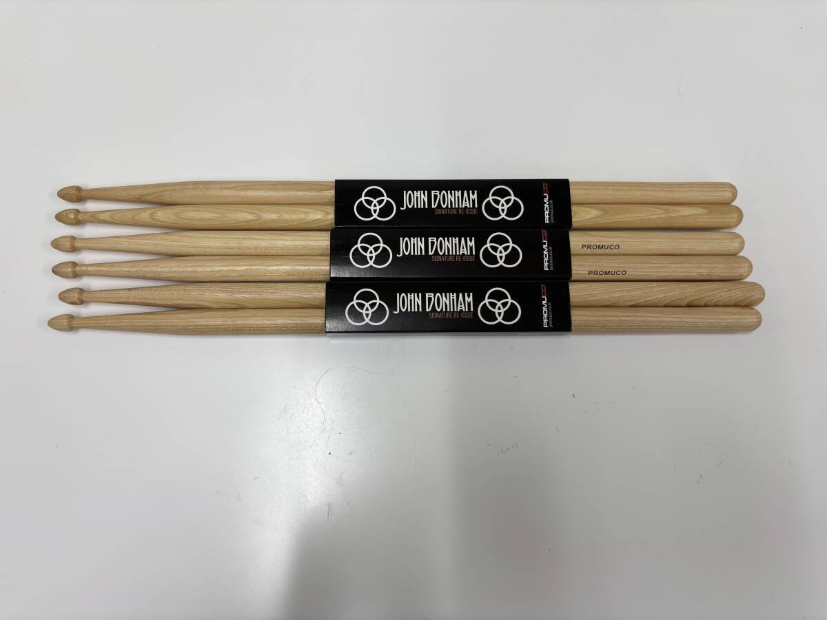 PROMUCO (プロムコ) BONZO ボンゾモデル ドラムスティック 新品3本セット 送料無料拍卖