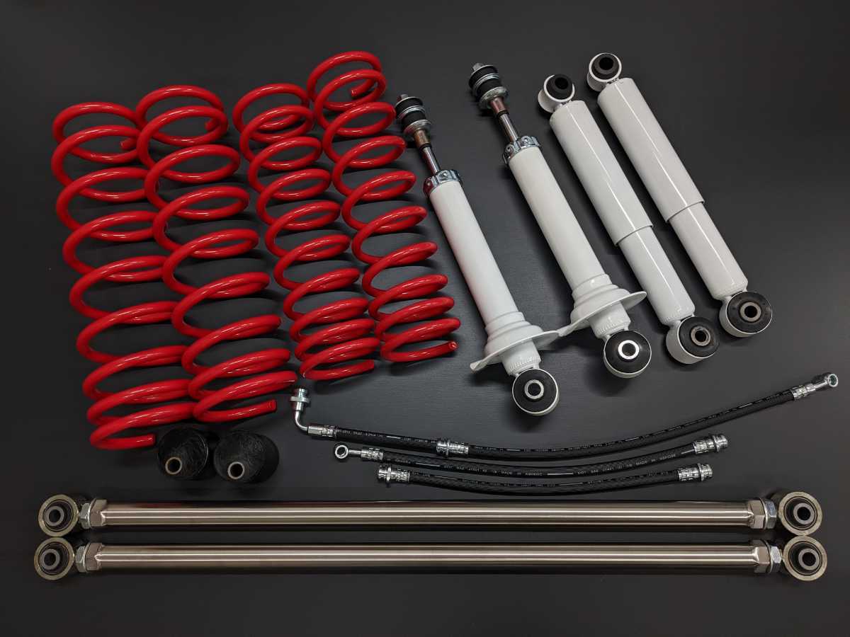 SUZUKI ジムニー JA22/JA12/JB32専用 サスペンションセット 2インチアップセット ラージバレーオリジナル商品 リフトアップキット拍卖