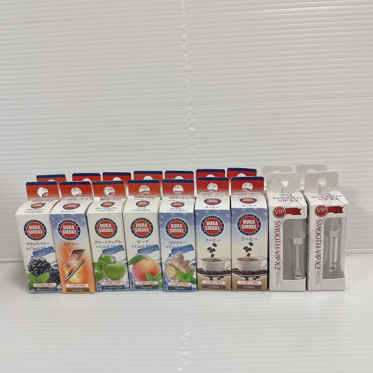 1円スタート 新品未使用品 DURASMOKE VAPERリキッド/スムースビップX2交換用アトマイザー まとめ売り C996拍卖