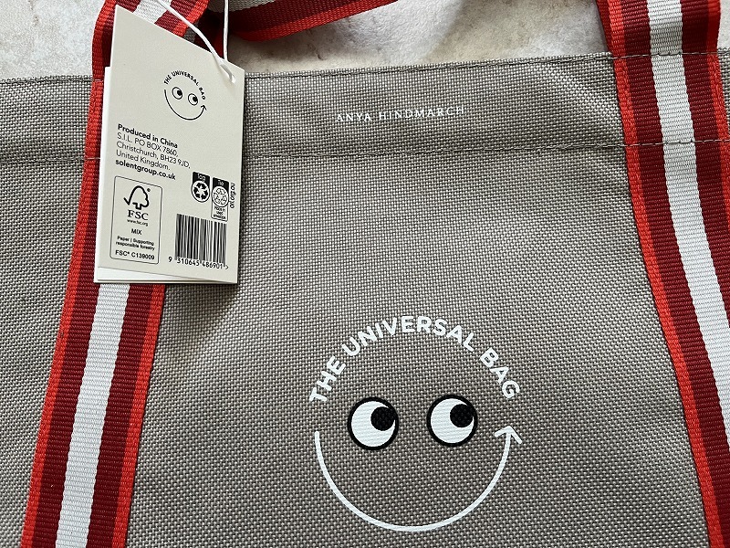 新品未使用☆ANYA HINDMARCH アニヤハインドマーチ☆大型ユニバーサル・エコバッグ -正規品-拍卖