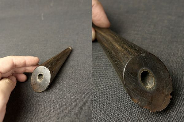 喫煙具 アンティーク 水牛角 パイプ◇キセル/煙管/タバコ/煙草/雑貨/コレクション/天然素材/時代/骨董/古美術拍卖