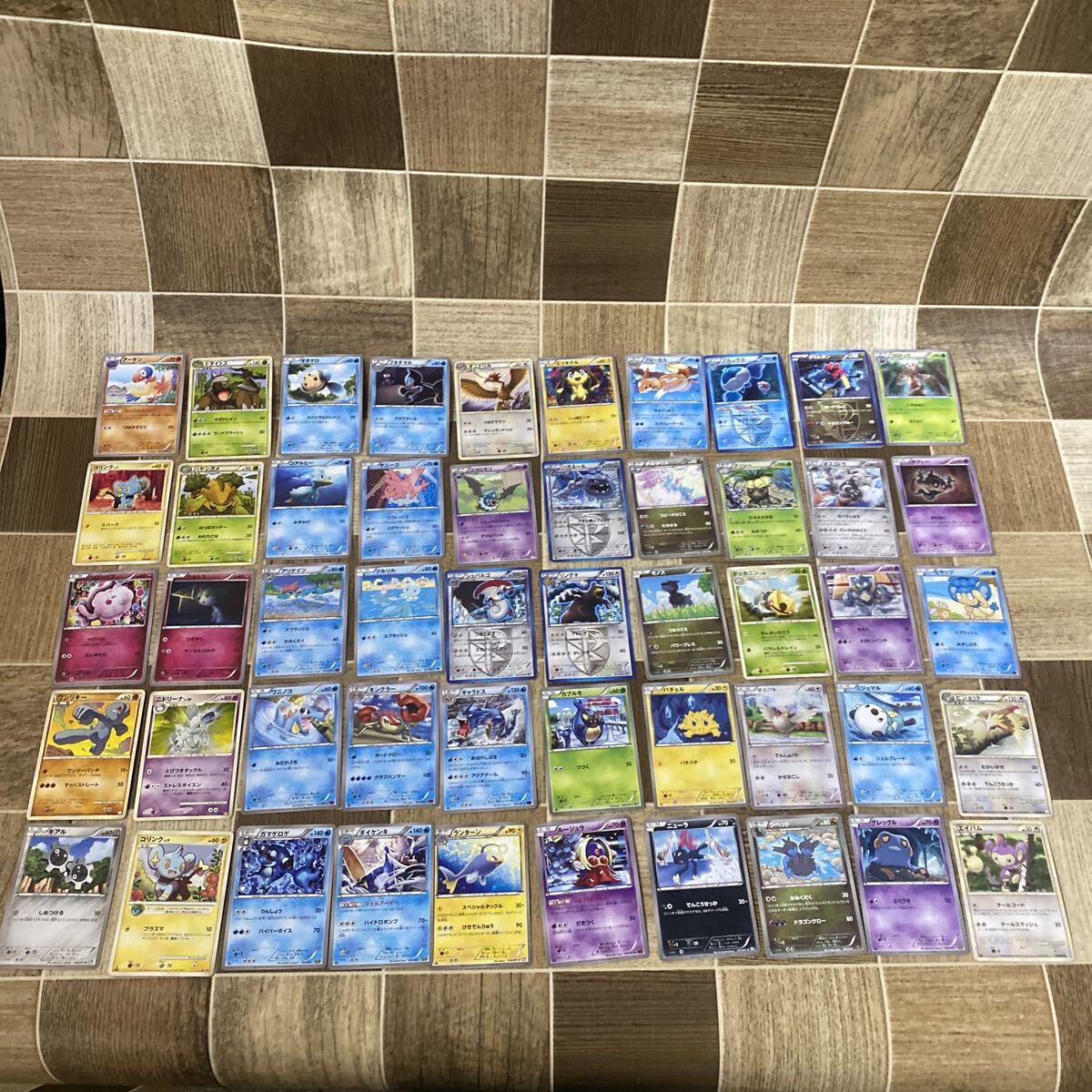 24 ポケモンカード ポケカ まとめ 50枚セット ミジュマル ワンリキー サニーゴ ニューラ テッカニン チルタリス エリキテル 他 ジャンク拍卖