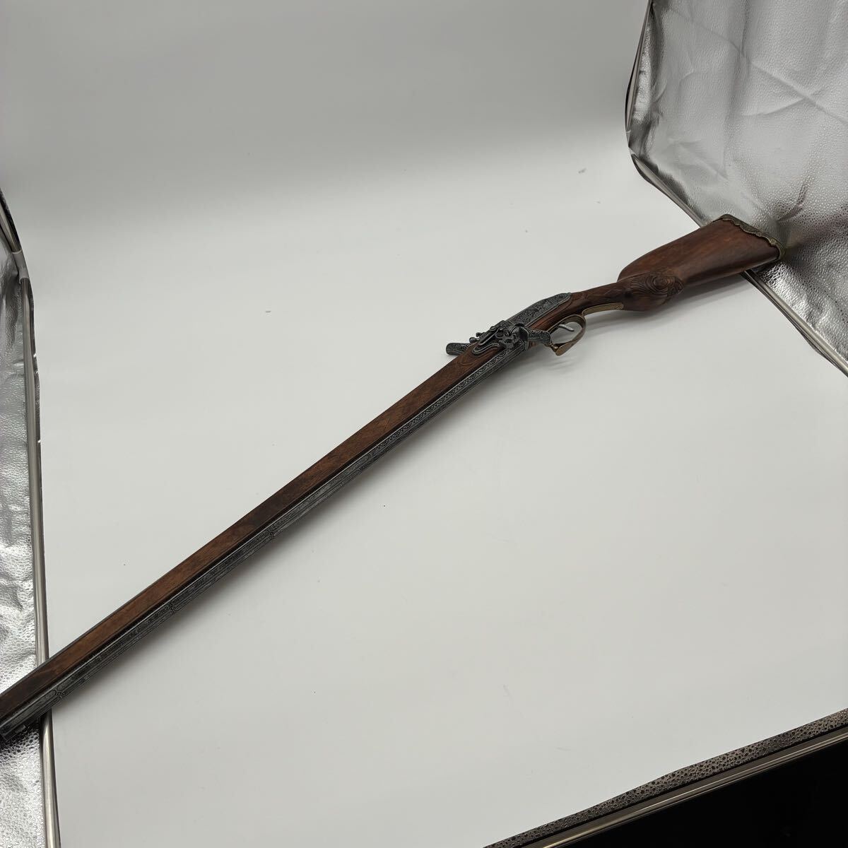 0210 ナポレオン ライフル ゴールド DENIX デニックス レプリカ ライフル銃 ピストル フランス フリントロック銃 古式銃 モデルガン拍卖