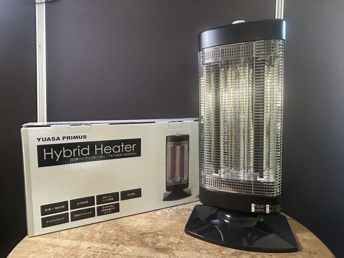 中古品 YUASA PRIMUS 3灯管ハイブリッドヒーター YKT-SCS1200C 20121年製 現状品 説明文必読拍卖