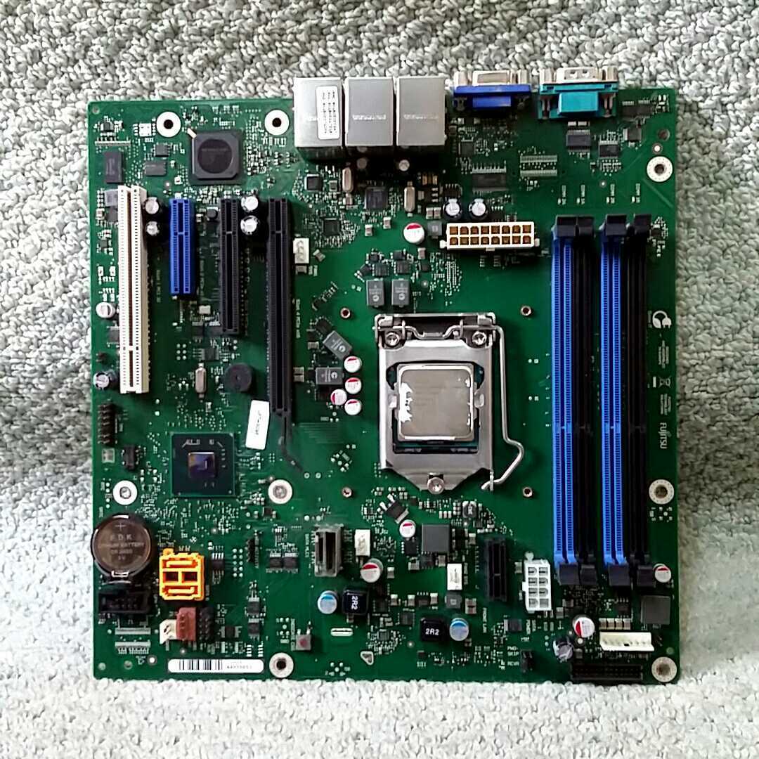 岐阜 即日発 ★ Fujitsu PRIMERGY TX120 S3 マザーボード D3049-B12 GS 3 LGA1155 ★ CPU (Xeon E3-1220V2) ★ BIOS起動確認済 M649拍卖