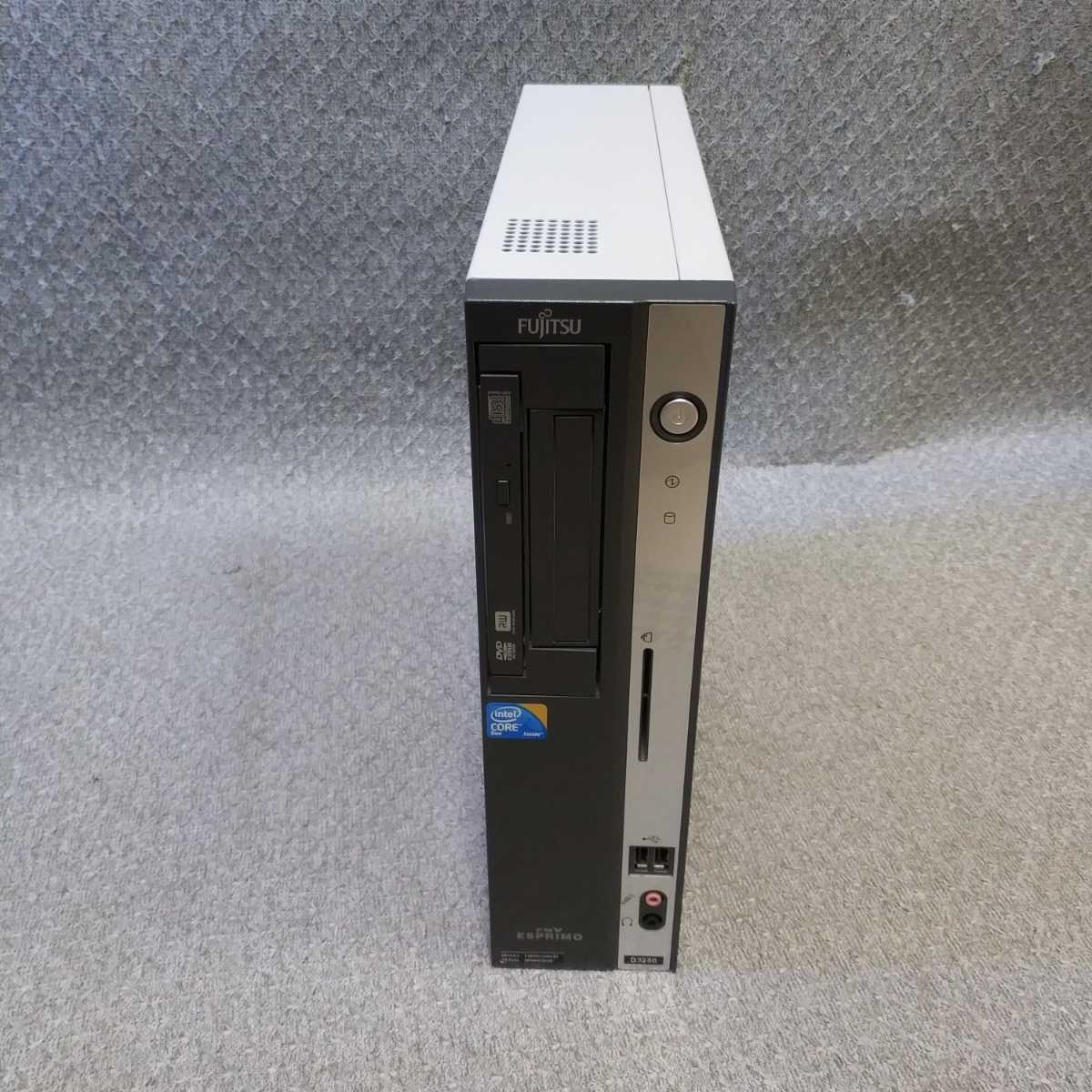 Windows XP sp2/sp3,Vista,7 OS選択可 富士通 ESPRIMO D5280 Core2Duo E7400,メモリ2GB,80GB,office 2007,シリアル,パラレルポート,PS/2拍卖