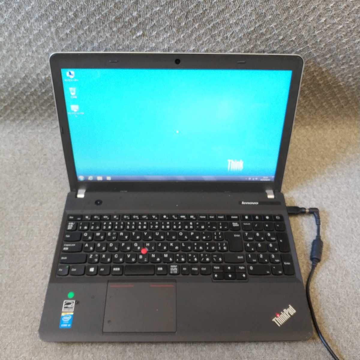 Windows 7,8,10 OS選択可 15.6” Lenovo ThinkPad Edge E540 Core i5-4210M/メモリ4GB/HDD500GB/無線/HDMI/USB3.0/リカバリ作成/2185h拍卖