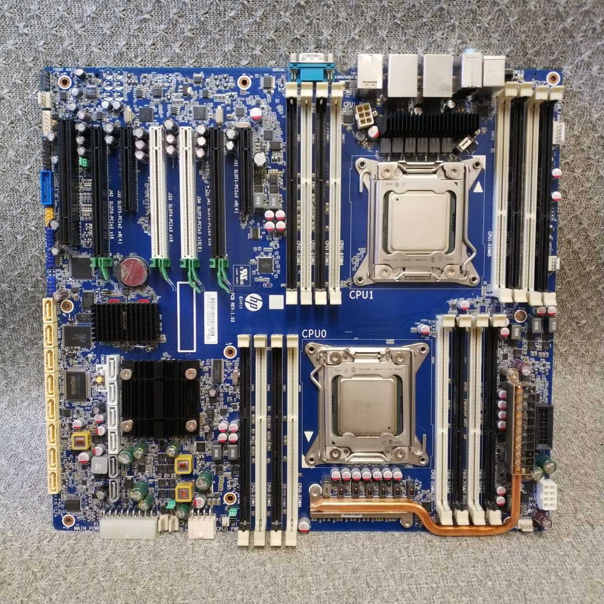 即日 速達 ★ HP Workstation Z820 マザーボード 708610-001 618266-004 LGA2011 DDR3 ★ CPU XEON E5-2640 ×2基 ★BIOS起動確認済 M831拍卖