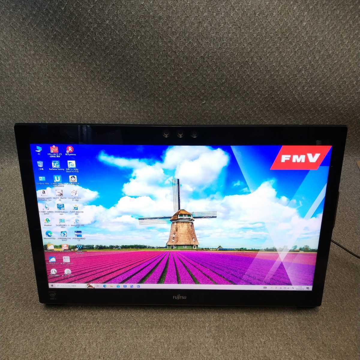 Windows10 一体型 23インチ タッチパネル液晶 FUJITSU WH77/W Core i7-4712MQ/HDD2TB/メモリ8GB/Blu-ray/USB3.0/無線/リカバリ作成拍卖