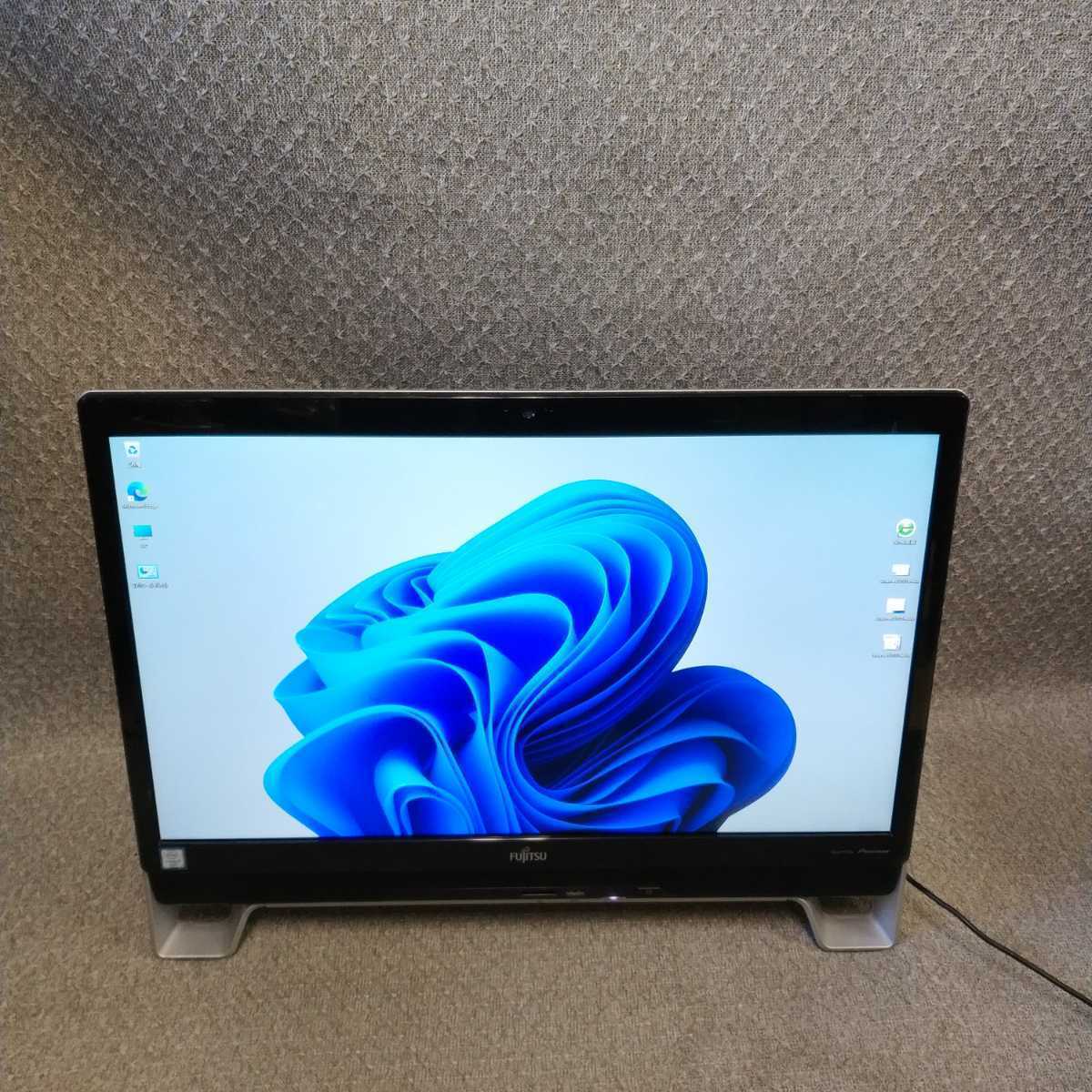 Windows 10,11 OS選択可 FUJITSU ESPRIMO FH77/XD 23型FHD一体型PC Core i7-6700T 2.80GHz/HDD2TB/メモリ8GB/Blu-ray/USB3.1/リカバリ作成拍卖