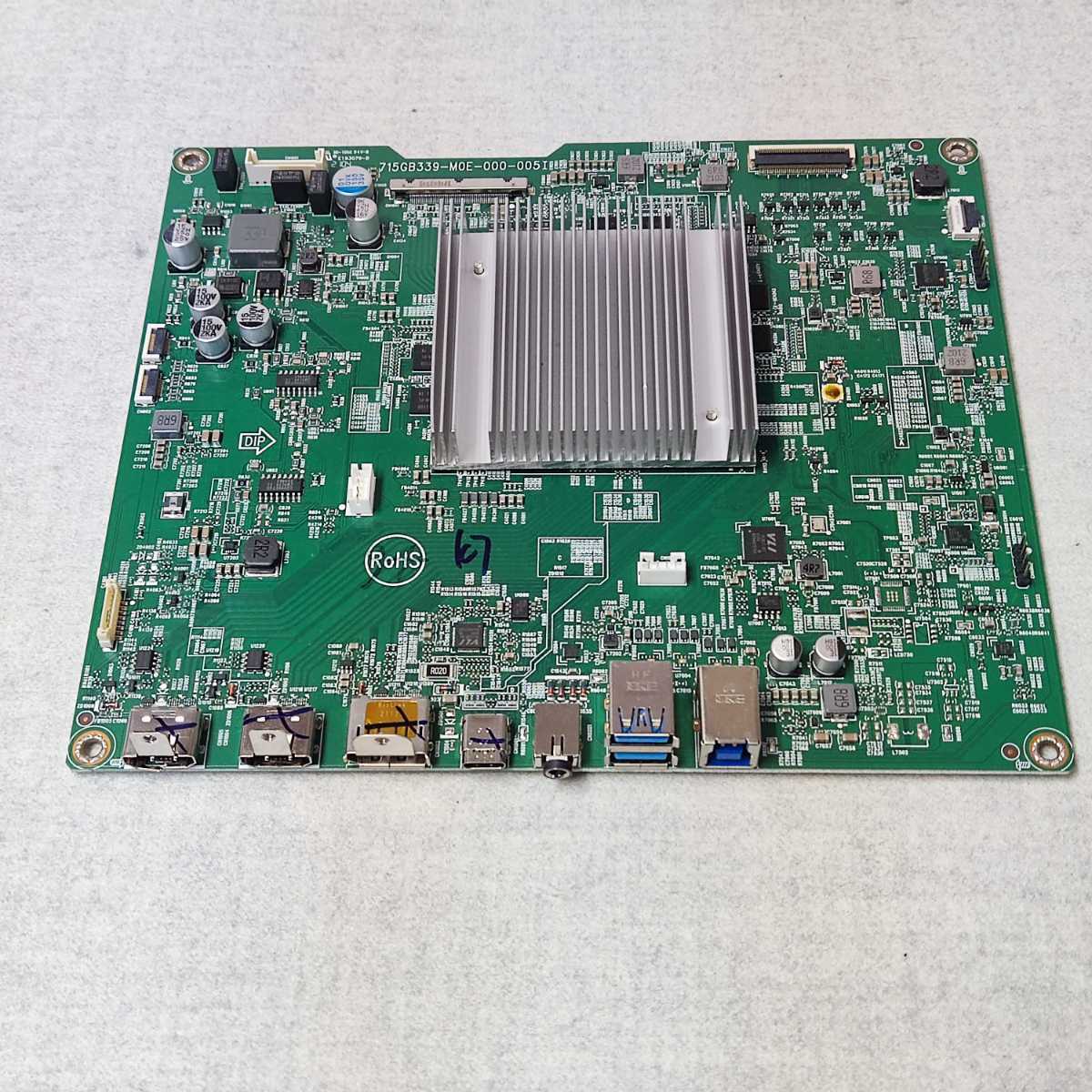 即日発 速達 保証付き★ MSI MPG ARTYMIS 343CQR ゲーミング モニター 用 マザーボード 715GB339-M0E-0 00-005I ★動作確認済 Y041B拍卖