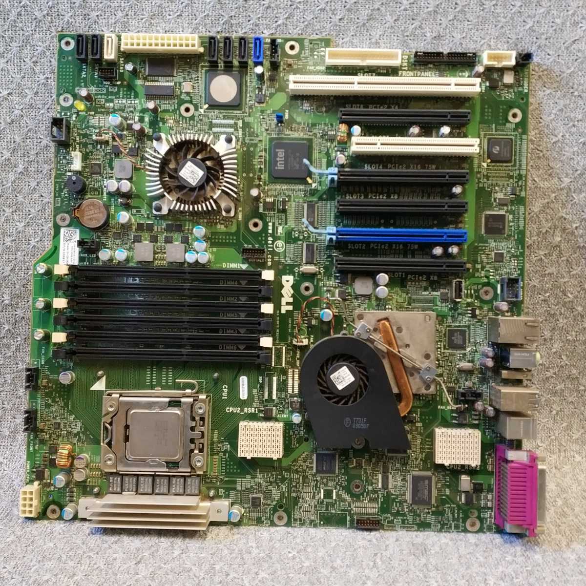 岐阜 即日発 ★ DELL Precision Workstation T7500 マザーボード DP/N 0D881F LGA1366 Xeon E5640 CPU付き ★動作保証 M022e拍卖