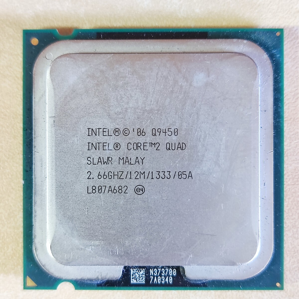 岐阜 即日発 速達可 送料185円~ CPU Intel Core2 Quad Q9450/2.66GHz/4コア/LGA775/二次キャッシュ12MB/SLAWR ★ 動作確認済み C330C拍卖