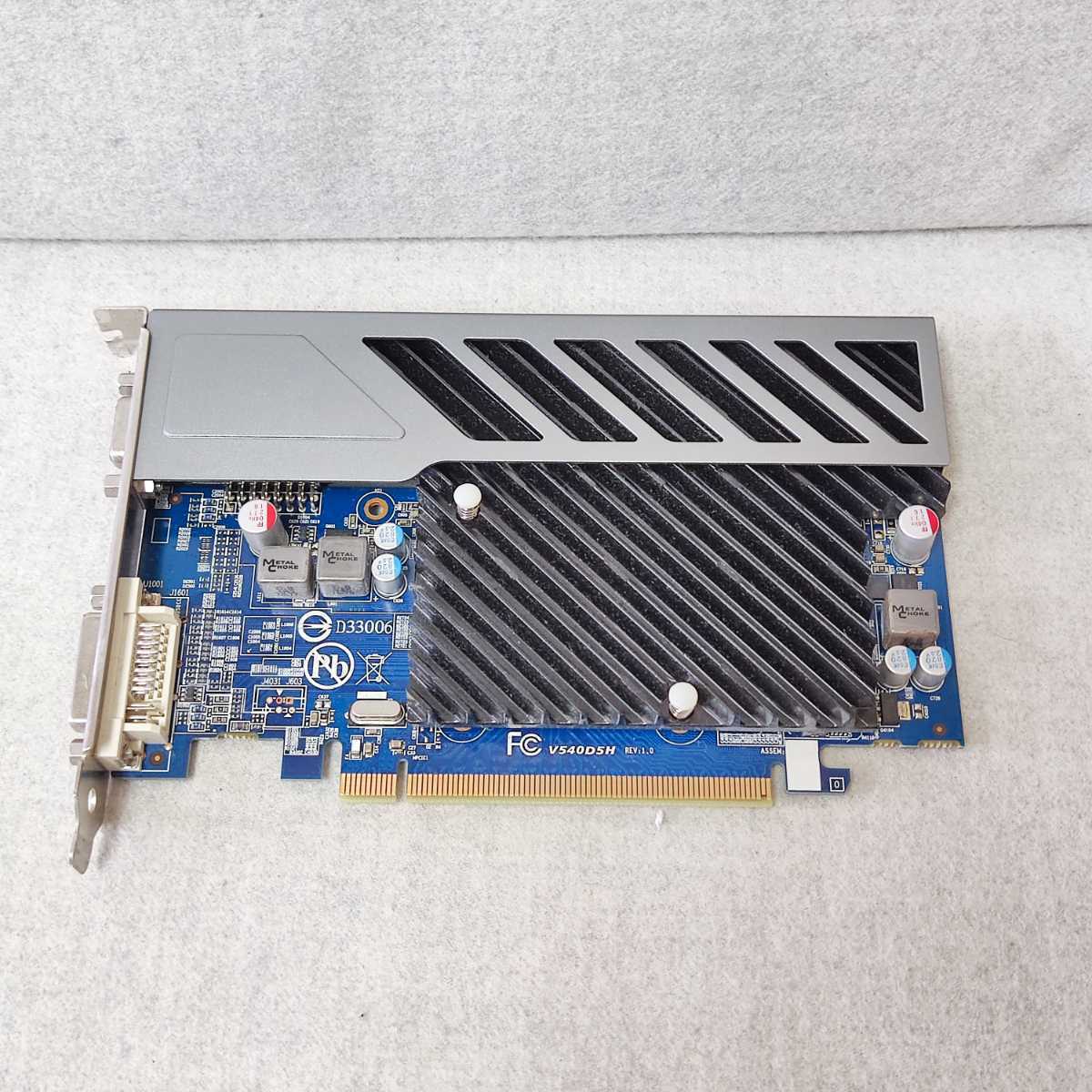 即日発 速達可 送料185円~ ビデオカード ATI Radeon HD 5450 V540D5H 512MB フルブラケット12cm 出力端子 DVI VGA ★ 動作確認済 V002拍卖