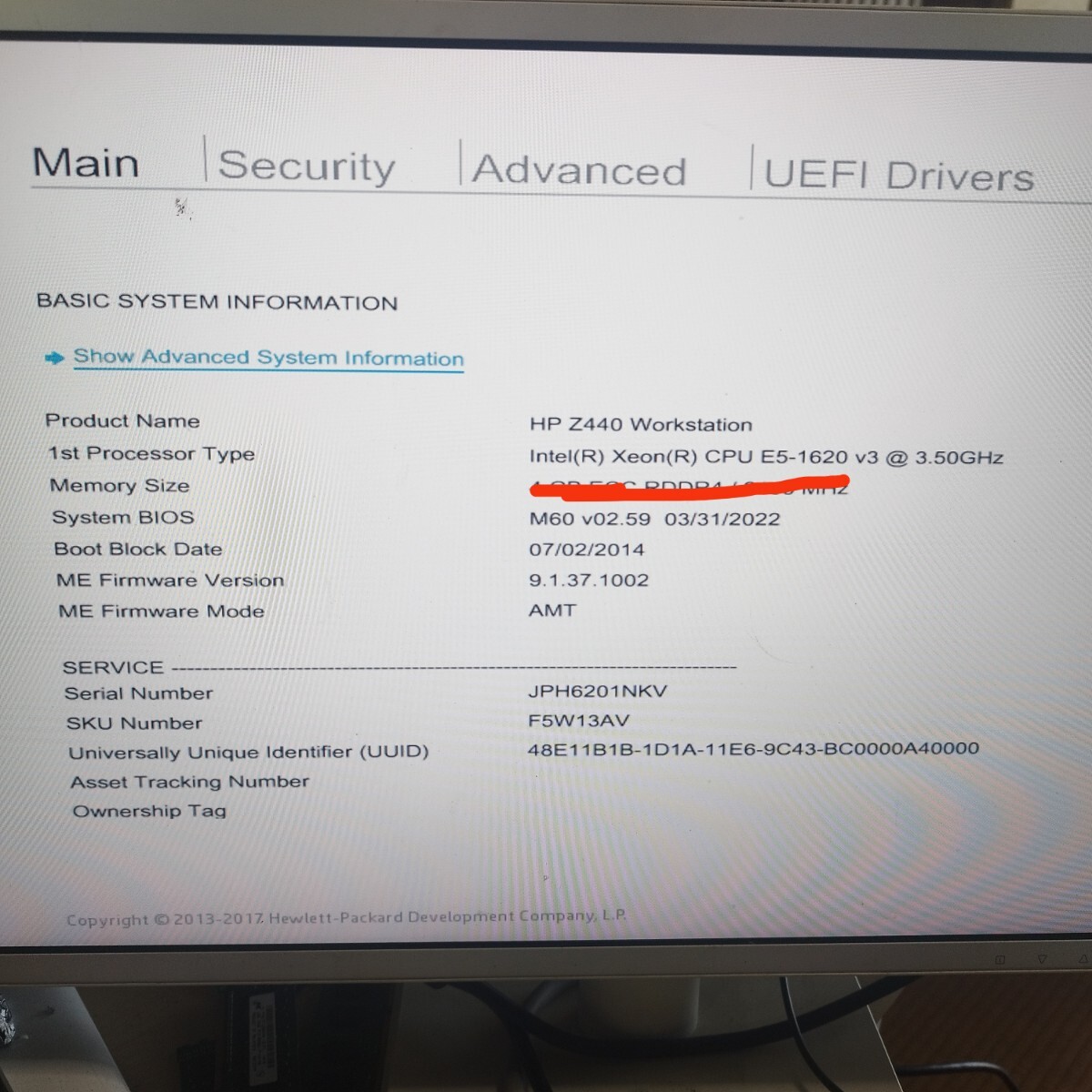 341118u ★ 岐阜発送 ★ HP Workstation Z440用 マザーボード LGA2011 ★ CPU (Xeon E5-1620v3 3.50GHz SR20P) ★ 動作確認済拍卖