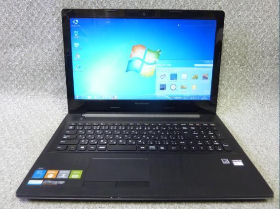 Lenovo G50-45 80E3017JJP 15.6”ノートPC ★ AMD E1-6010/メモリ4GB/500GB/DVDRW/無線/Webカメラ/USB3.0/HDMI/Win 7/リカバリ作成/1536拍卖