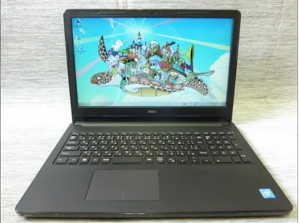 Windows 7,10 OS選択可 15.6” 薄型 DELL Inspiron 15 3000 3552 ★ Celeron N3050/メモリ4GB/500GB/DVD/無線/カメラ/リカバリ作成/1628拍卖