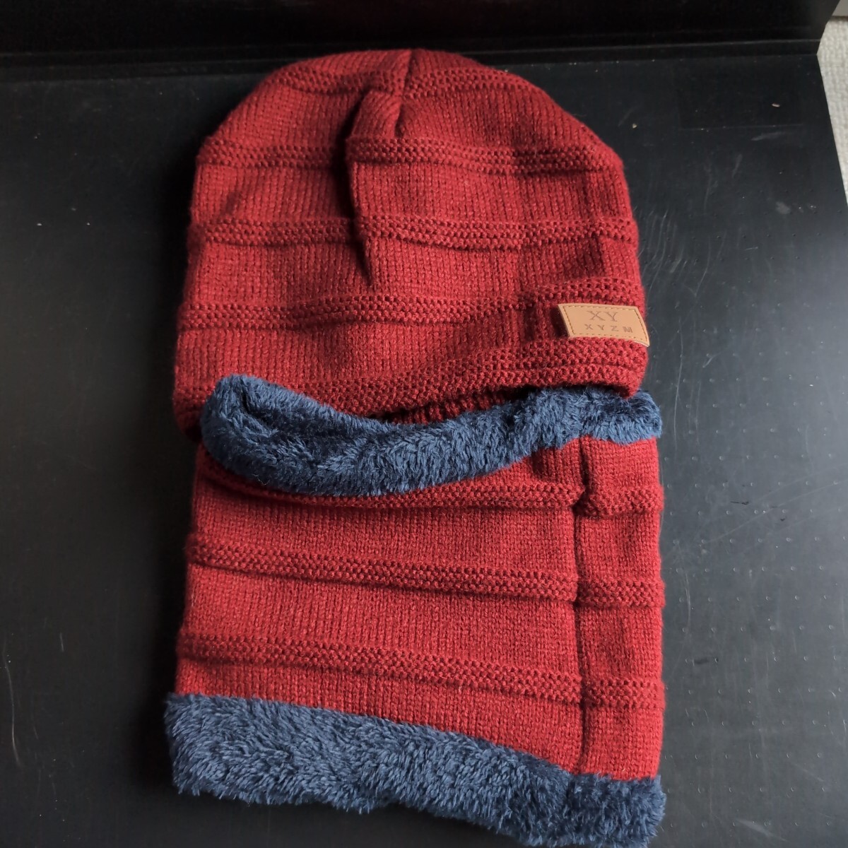 ●未使用●XYZM●ニット帽、ネゥクウォーマーセット●防寒●拍卖