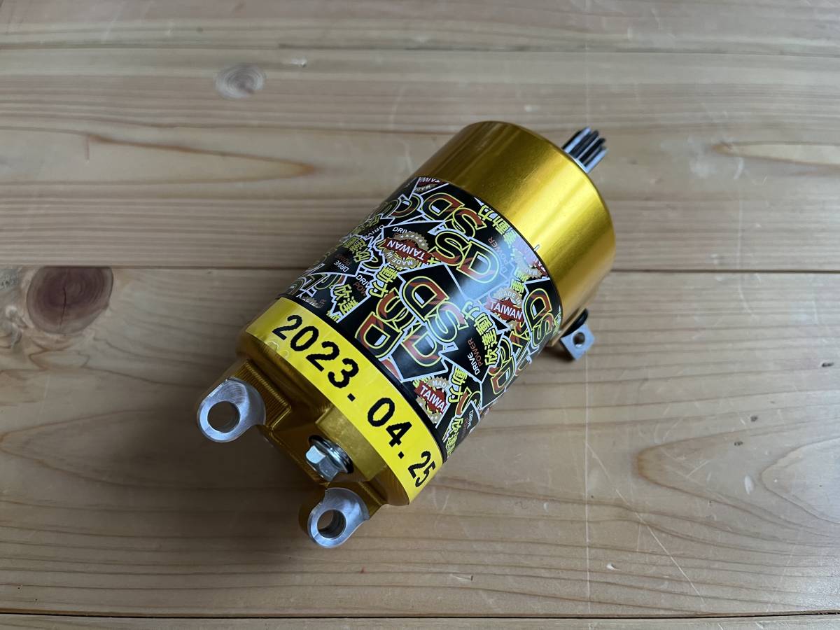 高品質 シグナスX SD社製 強化セルモーター 黄色 CNCアルマイト仕上げ ボアアップ対応 SE12 SE44J SEA5J SED8J 1型 2型 3型 4型 5型拍卖