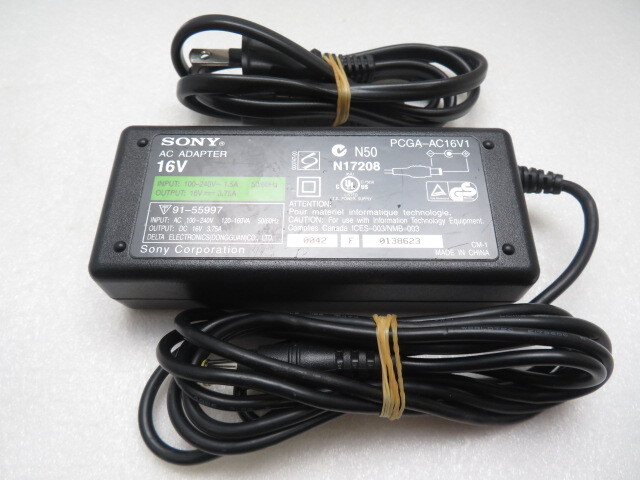 AD36735★ソニー SONY★ACアダプター★PCGA-AC16V1★保証付!即決!拍卖