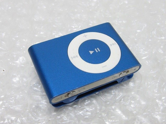 PK27301S★Apple★iPod shuffle ブルー★A1204★ジャンク★拍卖
