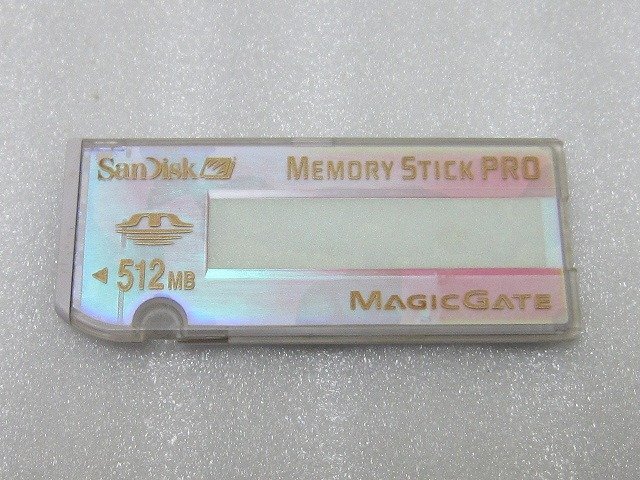 PK27350S★中古★メモリースティックPRO 512MB★SDMSP-512★動作保証付★拍卖