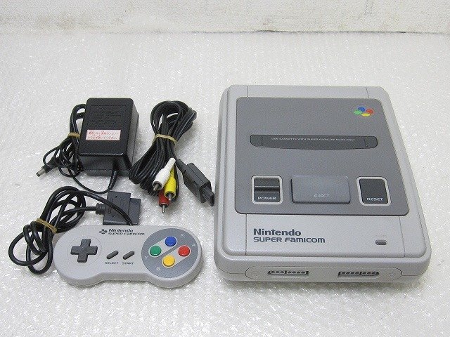 PK27401S★任天堂★スーパーファミコン本体 後期型 1CHIP 01★コントローラー・AD・ケーブル付★動作品★拍卖