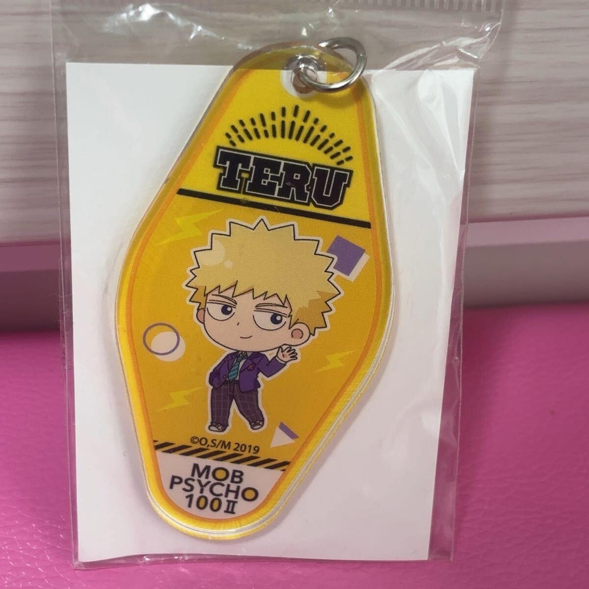 ●モブサイコ100 花沢輝気 てくトコモーテルキーホルダー アクリル拍卖
