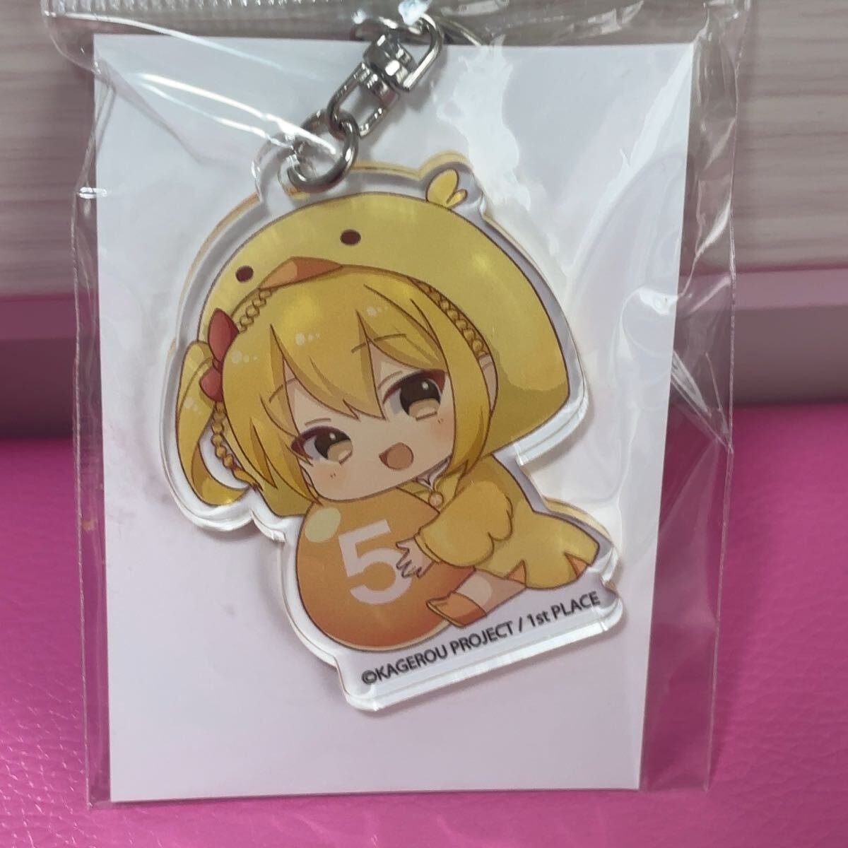 ●カゲロウプロジェクト モモ ひよこ ぎゅぎゅっと アクリルキーホルダー拍卖