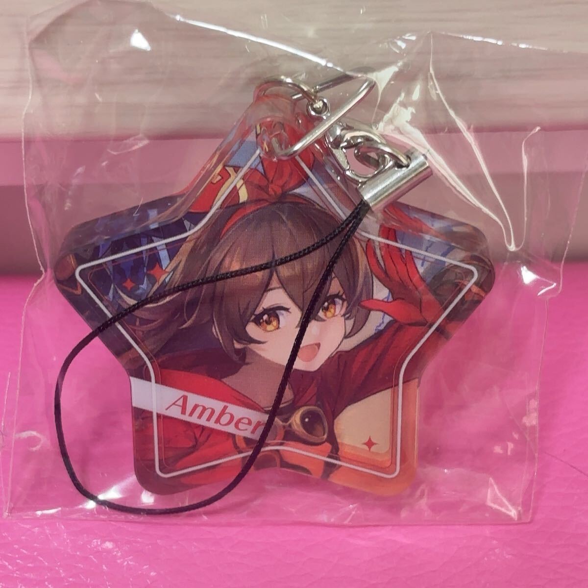 ●原神 ジュエルアクリルストラップ アンバー拍卖
