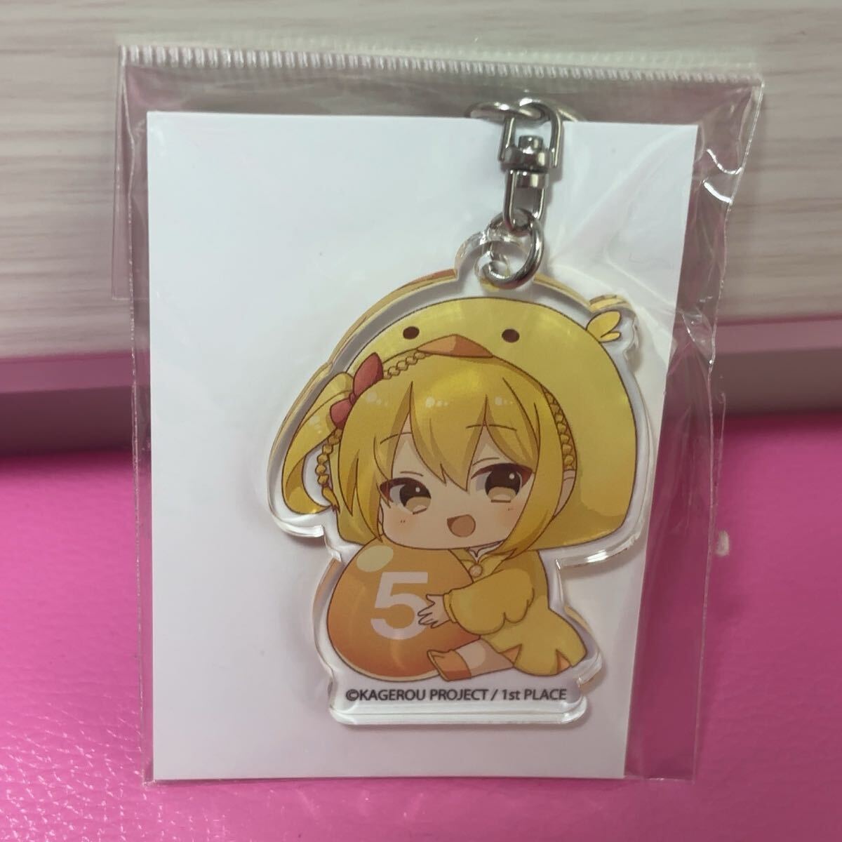 ●カゲロウプロジェクト モモ ひよこ ぎゅぎゅっとアクリルキーホルダー拍卖