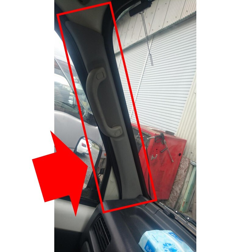 ☆新品 未使用 純正部品 スバル サンバー トラック TT1 TT2 6代目 トリム パネル フロント ピラー 左右セット 2個 ライトグレー拍卖