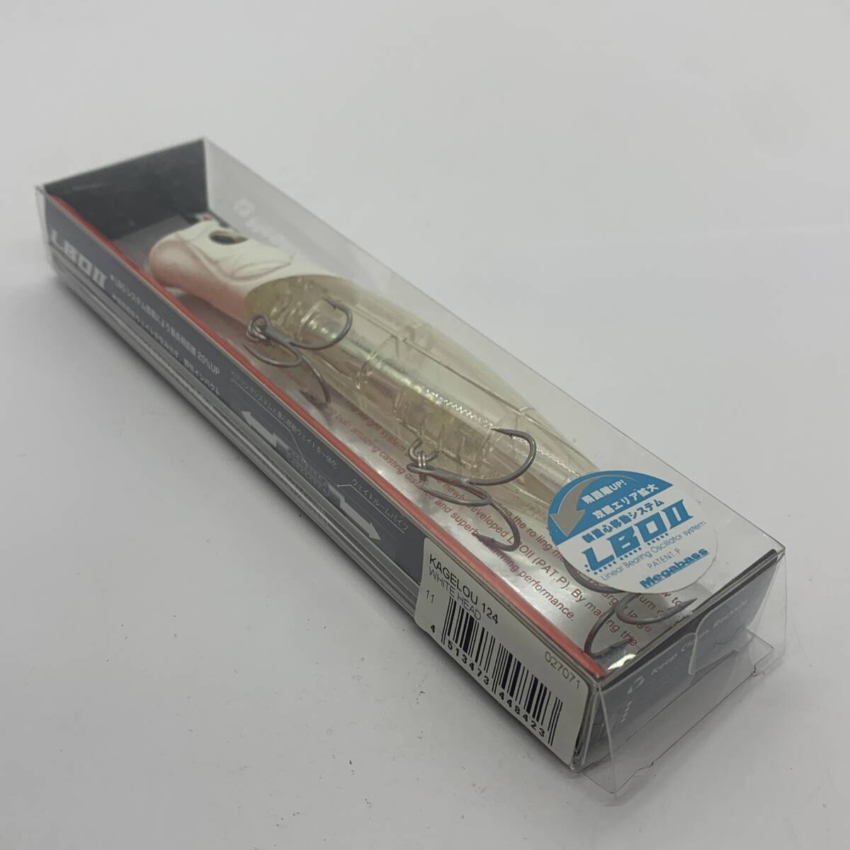 I-103033 メガバス MEGABASS カゲロウ 124F ホワイトヘッド拍卖