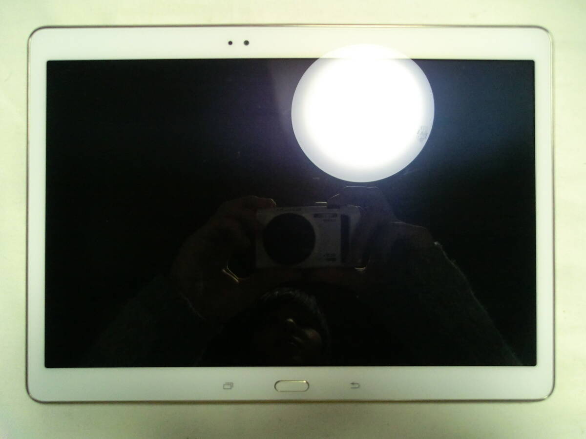 【中古】Samsung Galaxy Tab S SCT21 (動作確認済) au Andoroid 6.0.1/10.5インチOLED 2560×1600/管:TB2412-014拍卖