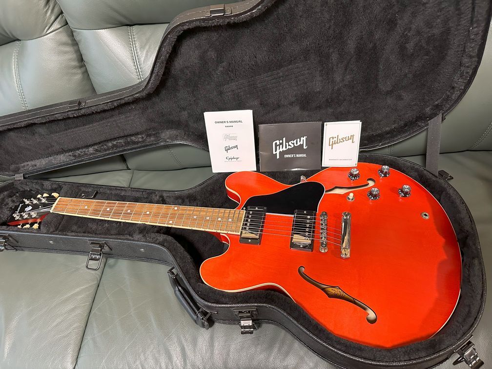 ☆新品同様☆Gibson ES-335 ギブソン セミアコ★純正HC★保証書付き拍卖