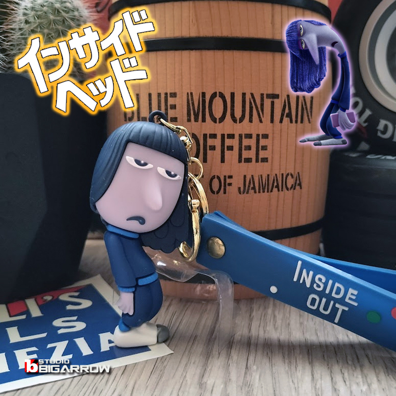 インサイドヘッド ダリィ INSIDEHED DISNEY ディズニー キーホルダー キーチェーン ストラップ アメリカン雑貨拍卖