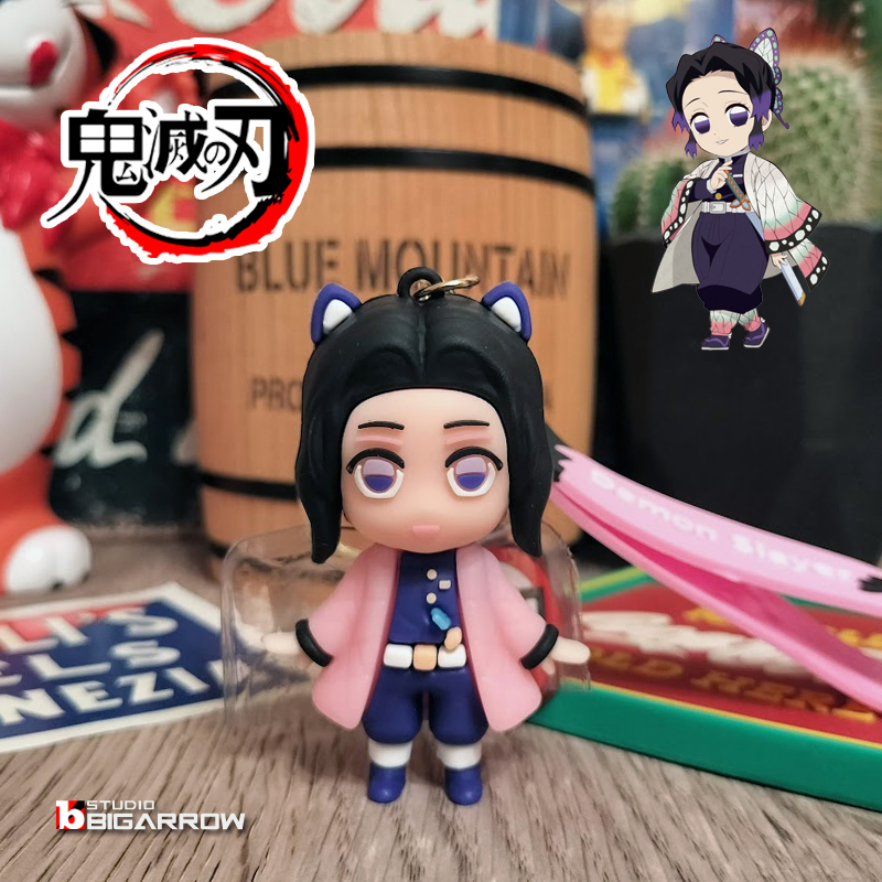 鬼滅の刃 胡蝶しのぶ キーホルダー キーチェーン ストラップ アメリカン雑貨拍卖