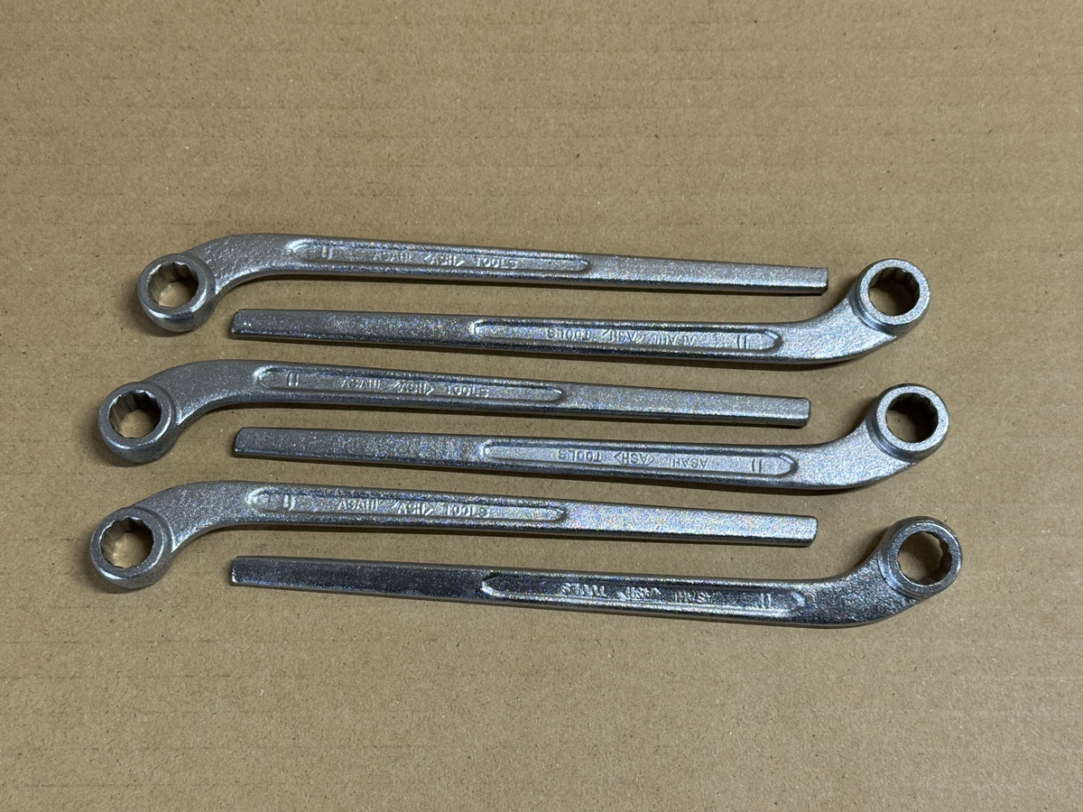 在庫処分品 D-1 ASAHI 片口メガネレンチ 11 長期在庫品 ASH 旭拍卖