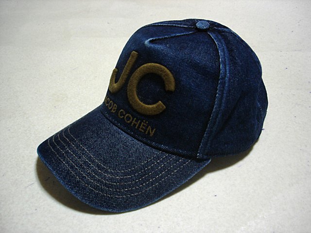 ★新品本物【ヤコブ コーエン・JACOB COHEN】ジーンズ同様の選び抜かれた高級デニム!ベースボールキャップ/帽子indigo紺M/サイズ調整可能拍卖