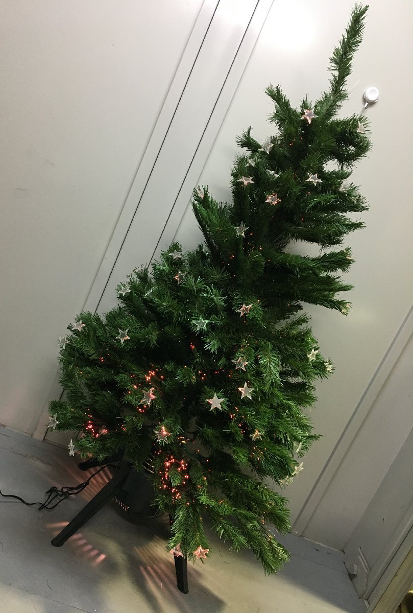 A2735 クリスマスツリー 150㎝ ファイバーツリー スペアライト付き ヌードツリー クリスマス拍卖